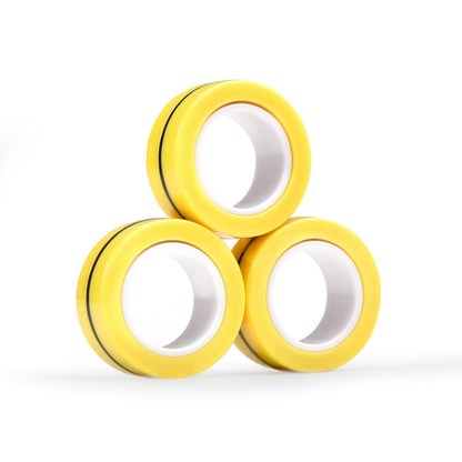 Kletshuts™ FidgetRing 1+1 GRATIS: Stressaflastende Fidget Magnetisk Spinner Ring Leg