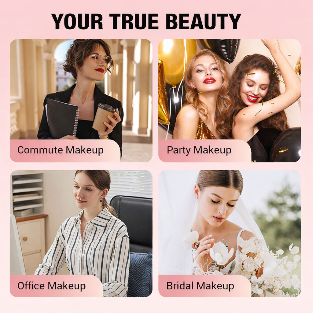 BeautyKit – Profesjonell Alt-i-ett Sminkekolleksjon Komplett Skjønnhetssett Kit