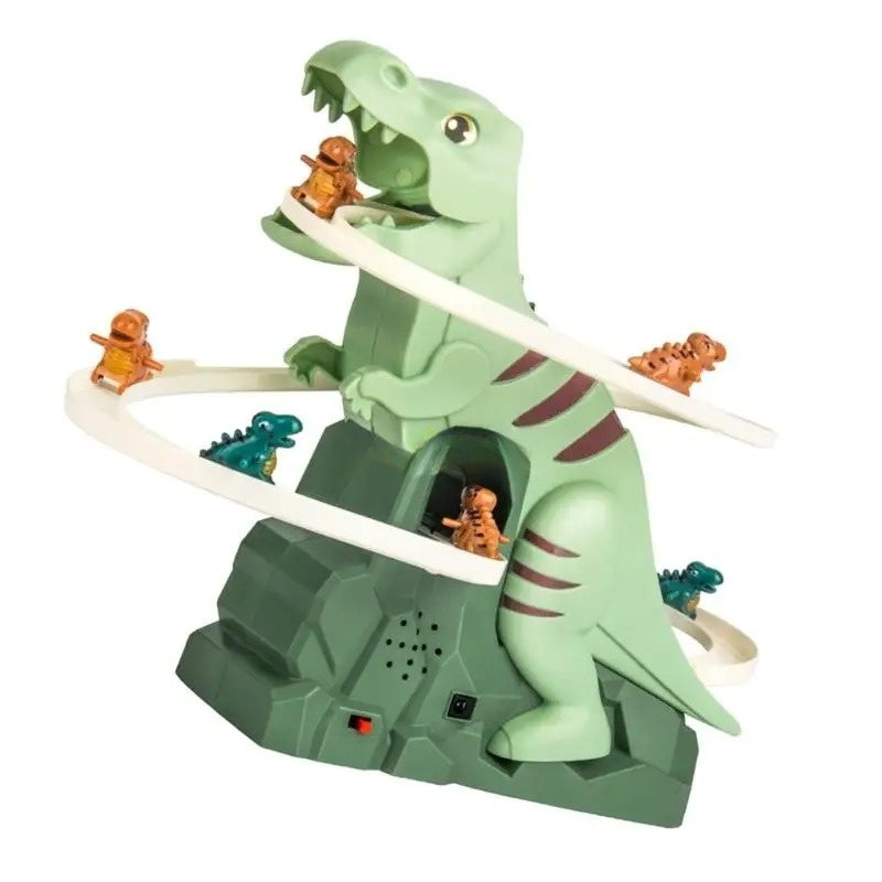 Kletshuts™ DinoSlide: Automatisk Dino Slide Spor Leketøy For Barn