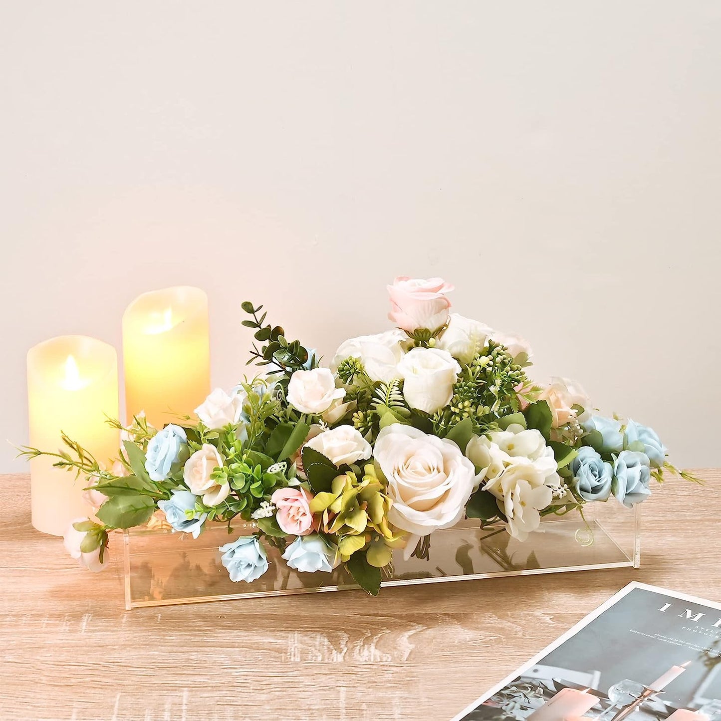 Leddi™ Leaves - Klar Akryl Blomstervase