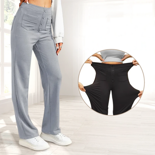Icone™ FlexTrousers: Høy midje, komfort hele dagen, fleksible bukser