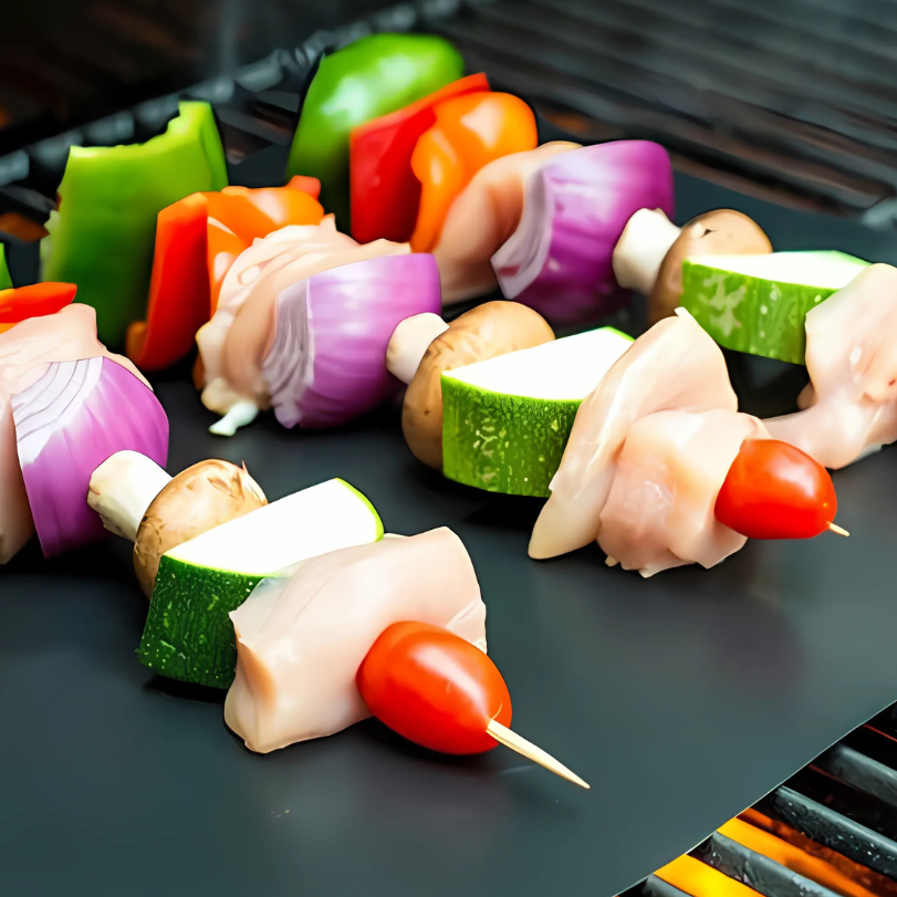 Globetrek° GrillMat – Klebefrie BBQ Grillmatter Med Lettklippet Eske
