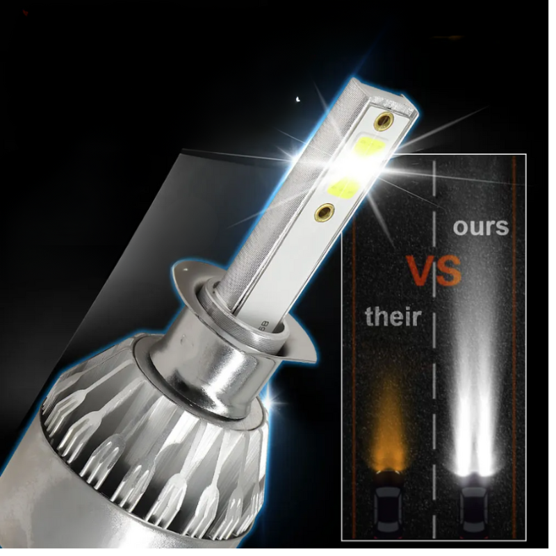 Ledsen™ HeadlightPro 1+1 GRATIS: Høyytelses LED-frontlykter til biler