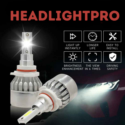 Ledsen™ HeadlightPro 1+1 GRATIS: Høyytelses LED-frontlykter til biler