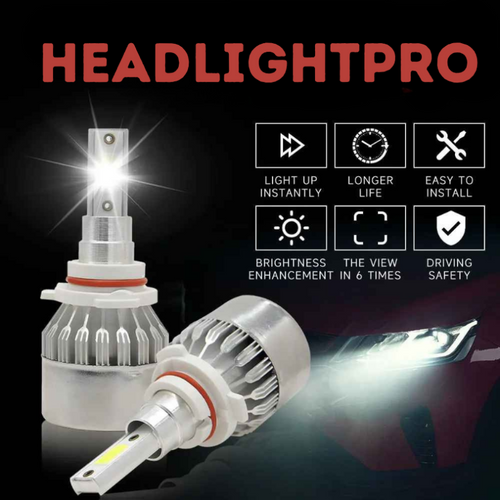 Ledsen™ HeadlightPro 1+1 GRATIS: Høyytelses LED-frontlykter til biler