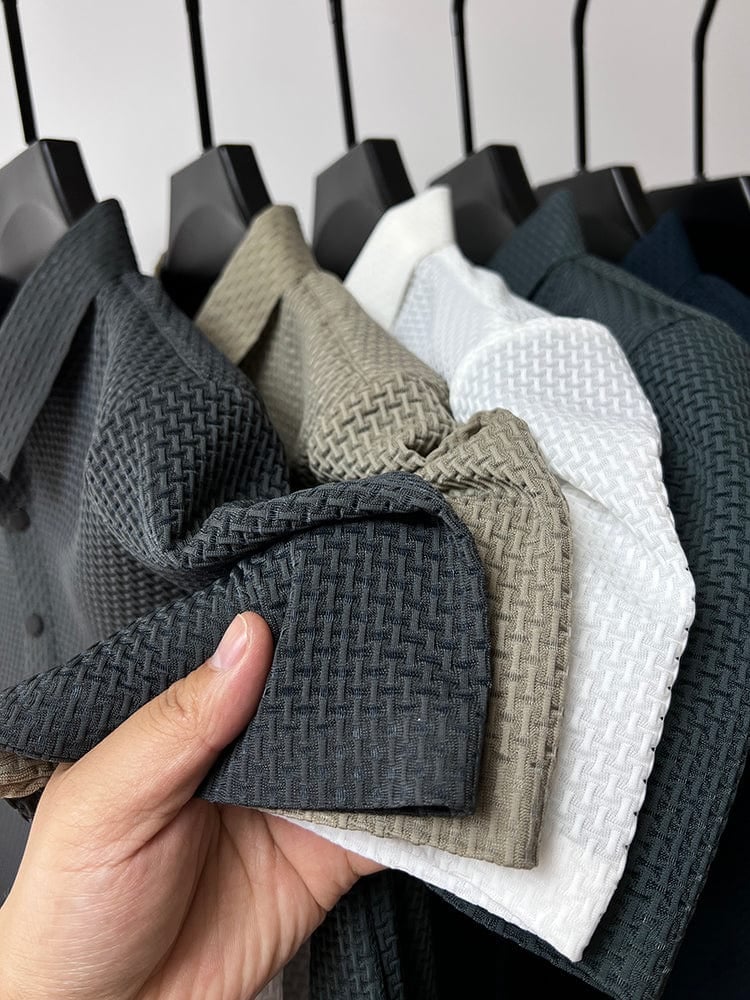 Icone™ BreathableShirt 1+1 GRATIS: Stilfull Pustende Kortarmet Skjorte for Menn
