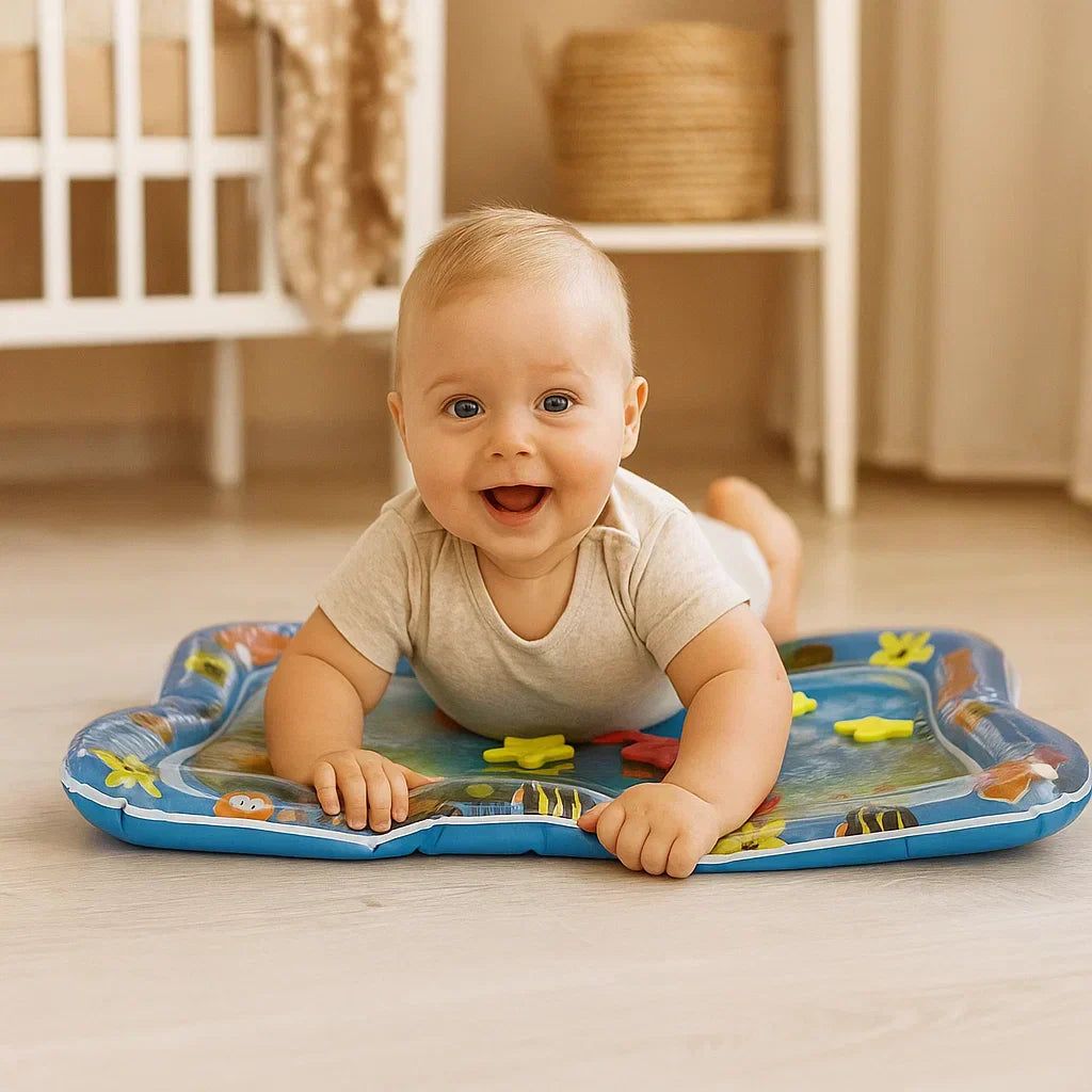 Kletshuts™ BabyMat: Oppustbar Vann Baby Lekematte