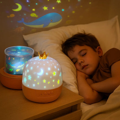 Ledsen™ MagicLight: Magisk Barnas Nattlys Projektor