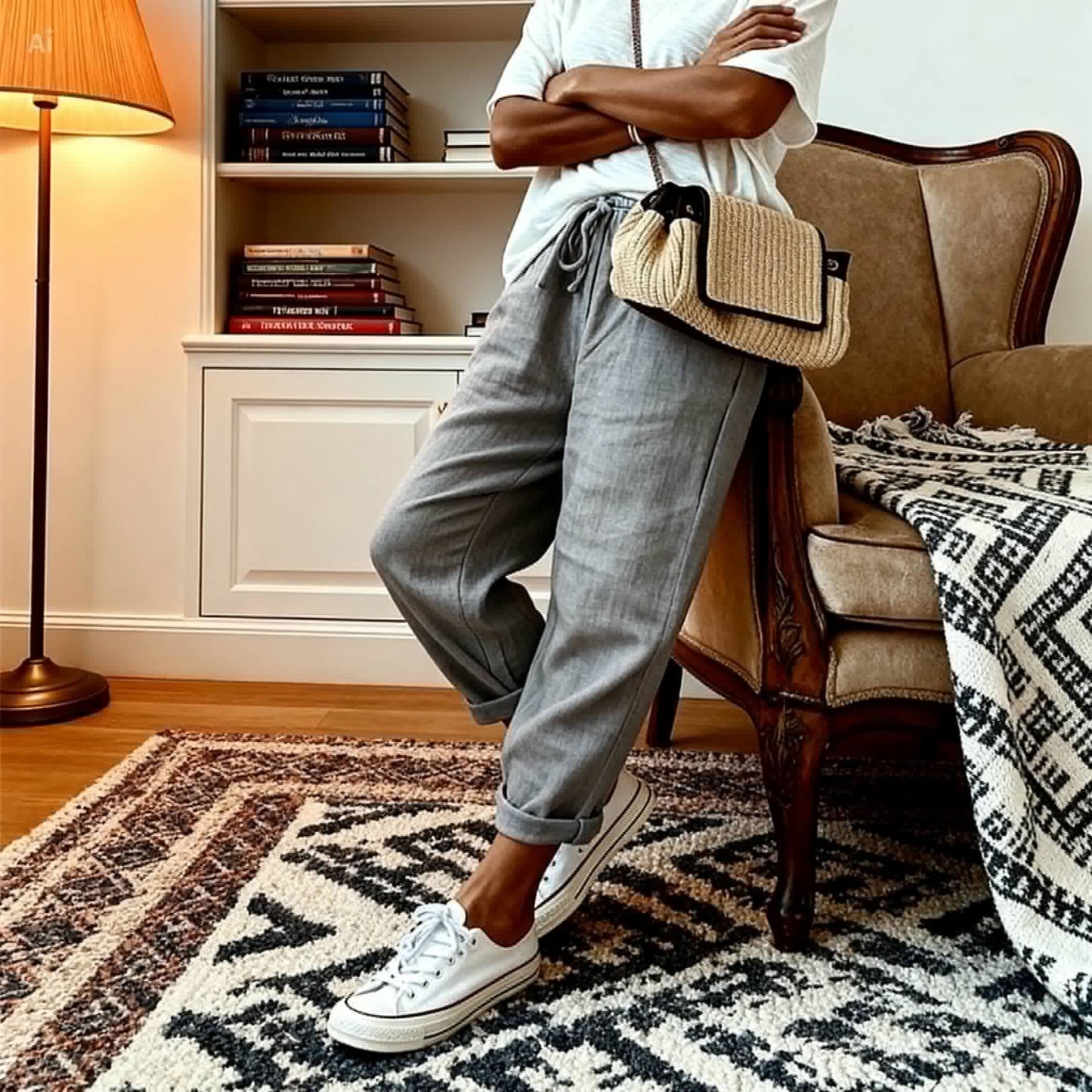 Icone™ DrawstringPants: Kvinders Elegante Sommer Afslappet Snørebukser
