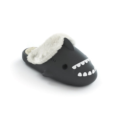 Happy™ PlushSlippers - Sklisikker Vinter Hai-slides