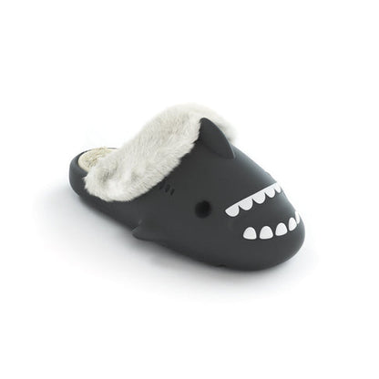 Happy™ PlushSlippers - Sklisikker Vinter Hai-slides