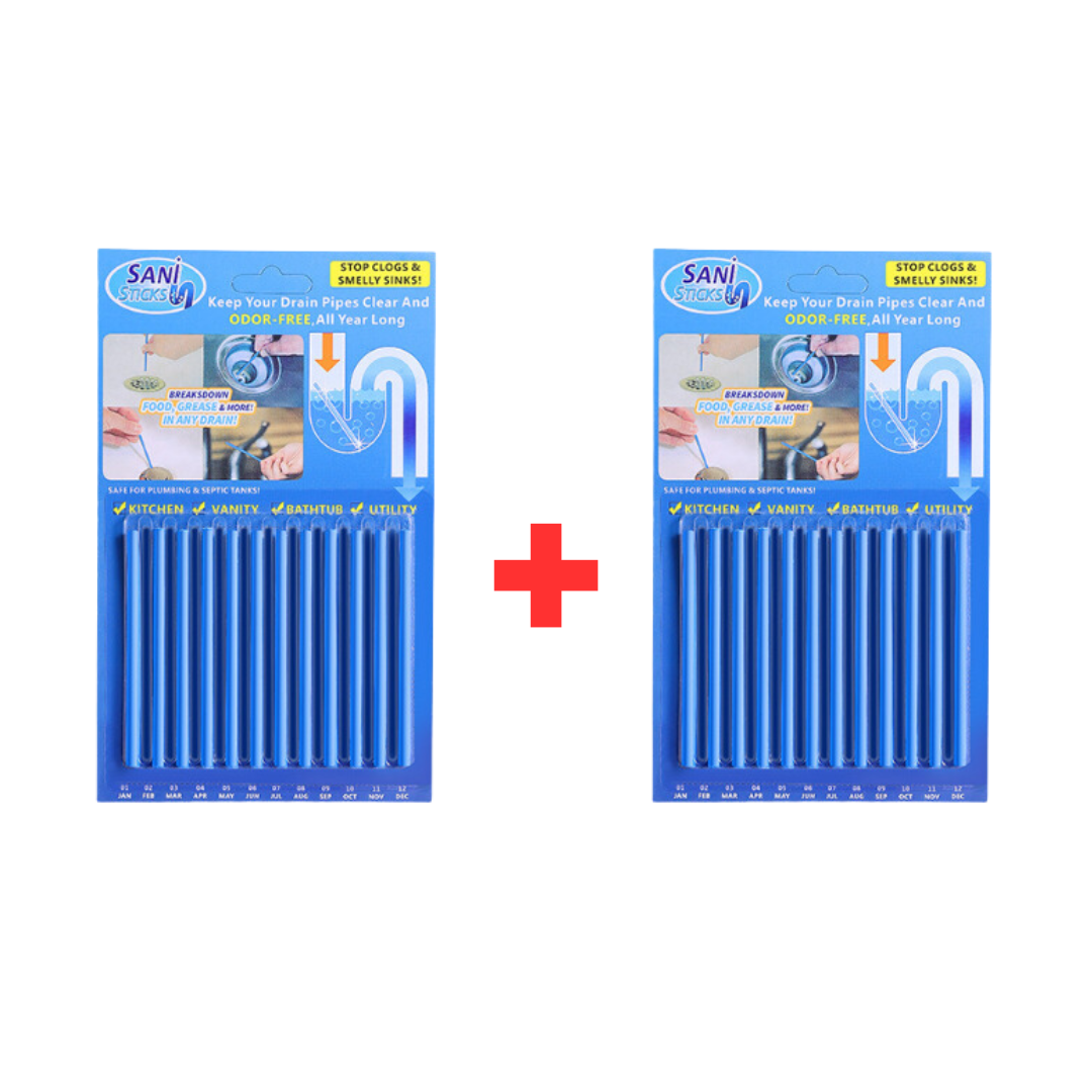 Cleaner Pro° DrainCleaner 1+1 GRATIS: Avløpsrens og Rengjøringspinner