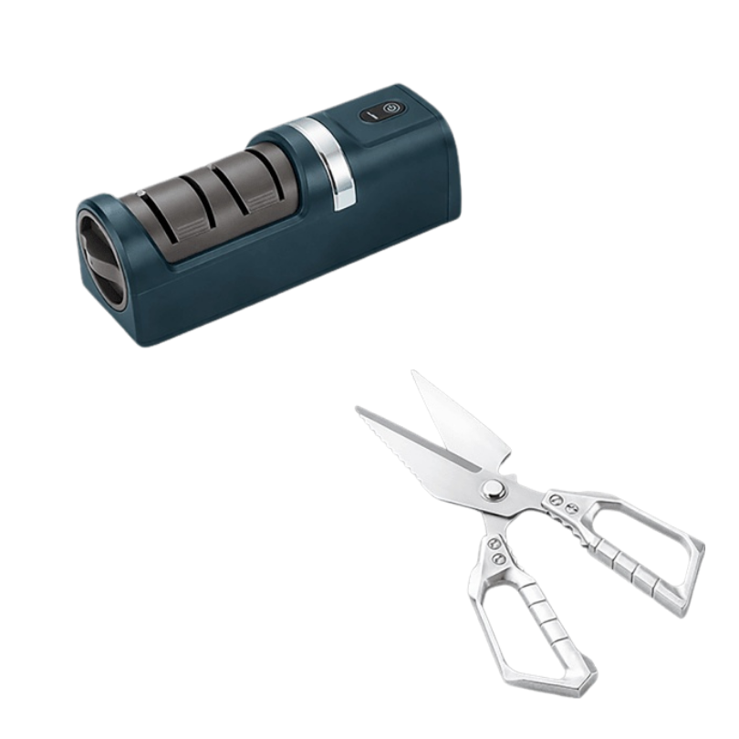 Globetrek° EdgeSharpener: Elektrisk Hurtig Slibningssystem Glat Kant Finish Værktøj