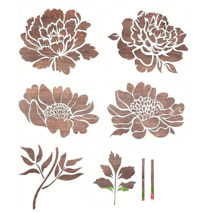 FlowerDecor - DIY Blomster Stensil Dekorasjon