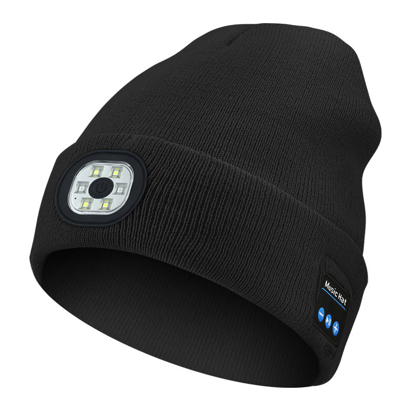 Icone™ MultiBeanie: Multifunksjonell LED-lys og Bluetooth Varm Lue