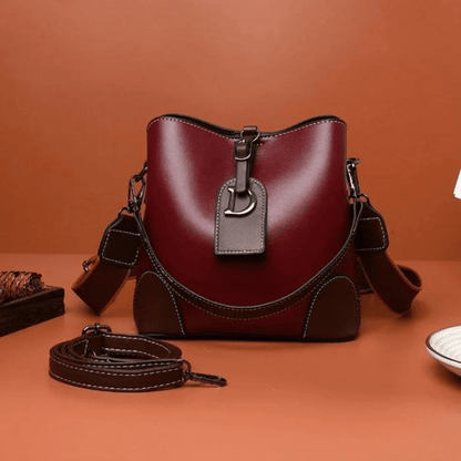 Icone™ ShoulderBag: Ekte Skinn Niche Skulderveske For Kvinner