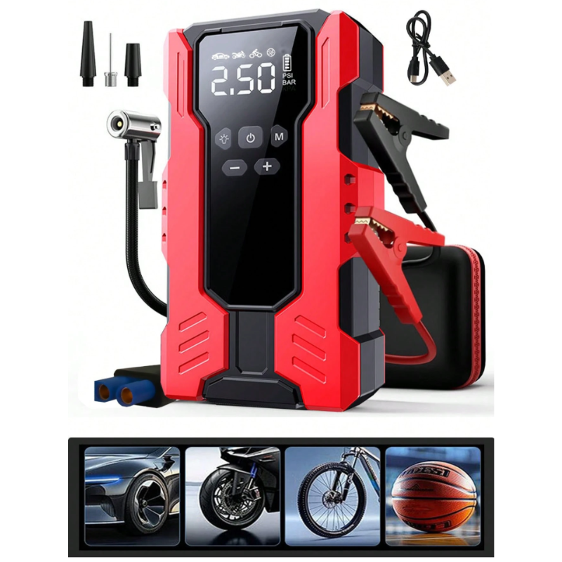 PowerStarter™ - Holdbar Heavy-Duty Let-At-Bruge Bærbar Strømstarter