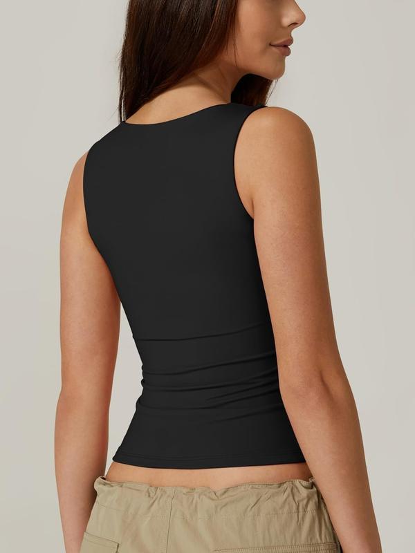 Icone™ TankTop 1+1 GRATIS: Ermeløs tanktopp for kvinner med firkantet halsutringning