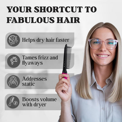 Rose® V-ShapedComb 1+1 GRATIS: V-formet hårstylingkam