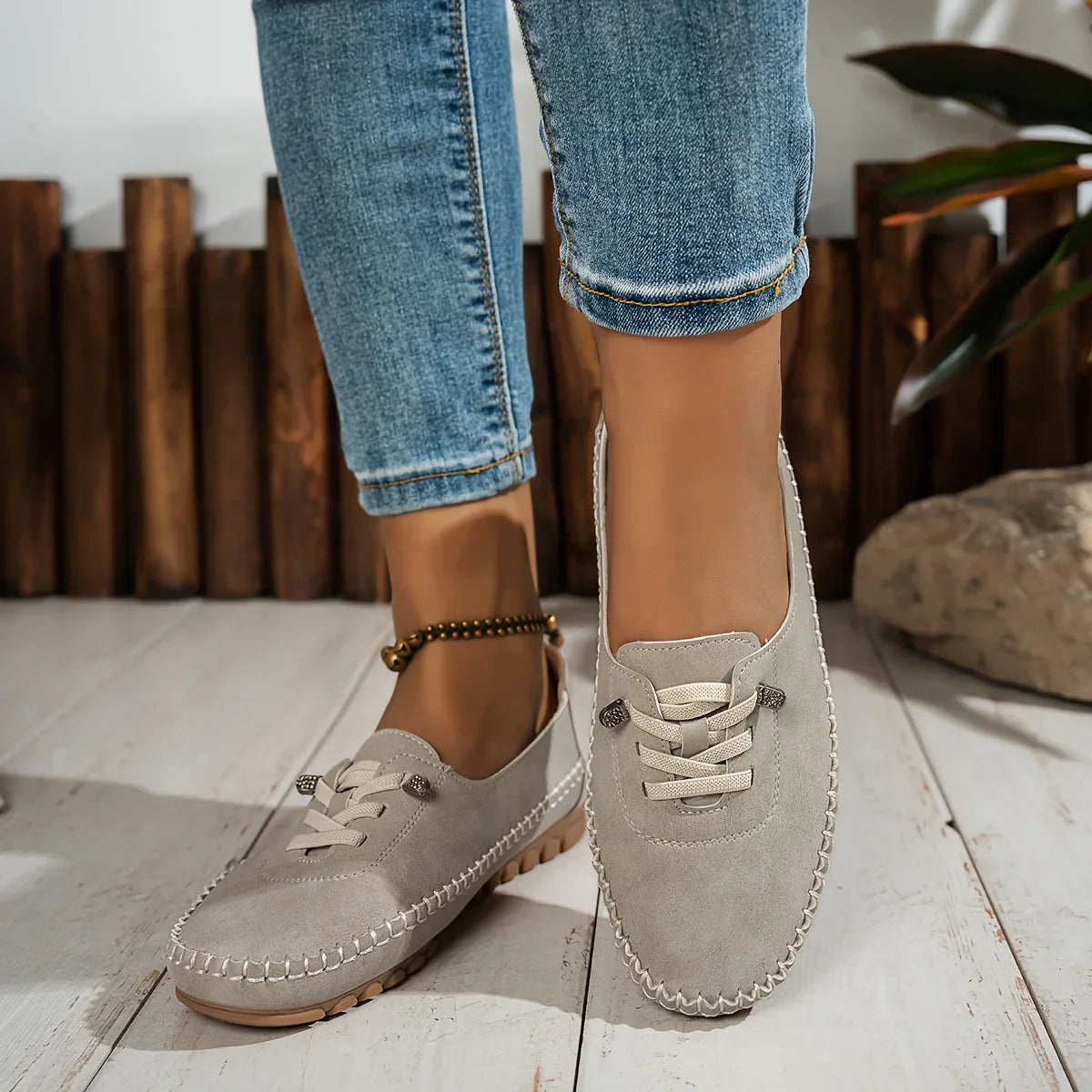Happy™ BoatShoes: Premium Komfort Slip-on Mokkasin Båt Sko