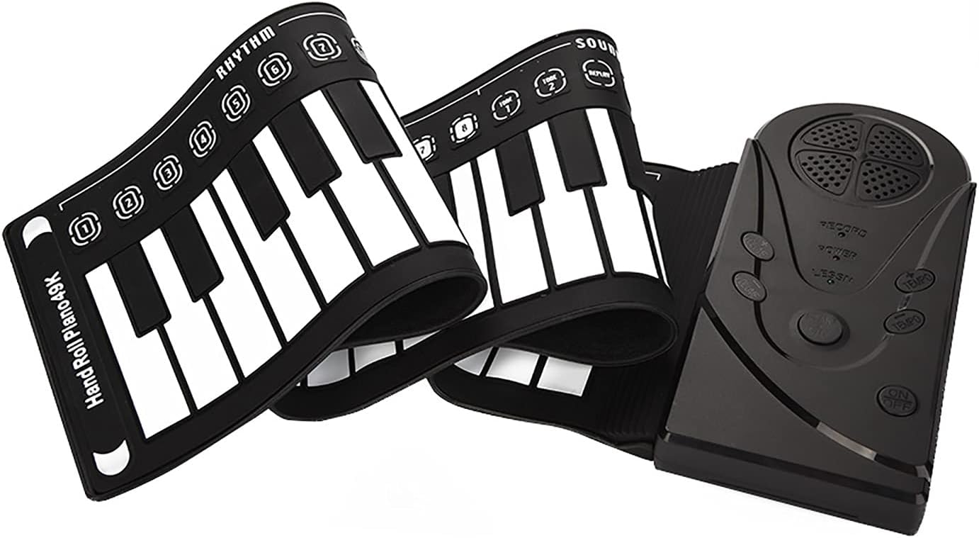 Kletshuts™ PortablePiano: Letvægts Musik Rul-Op Bærbar Klavertastatur