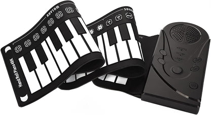 Kletshuts™ PortablePiano: Letvægts Musik Rul-Op Bærbar Klavertastatur