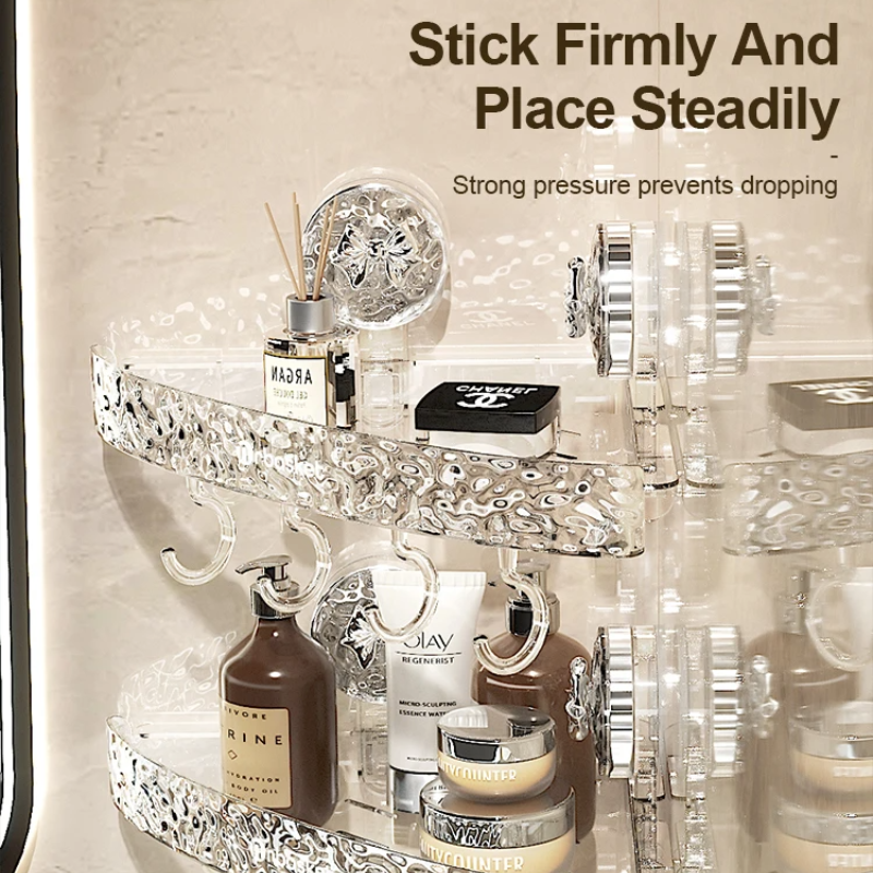 GlideHold® StorageRack: Luksuriøs No-Drill Arrangør Oppbevaringsstativ