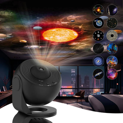 GalaxyProjector - 360° Roterende Galakse Nattlys