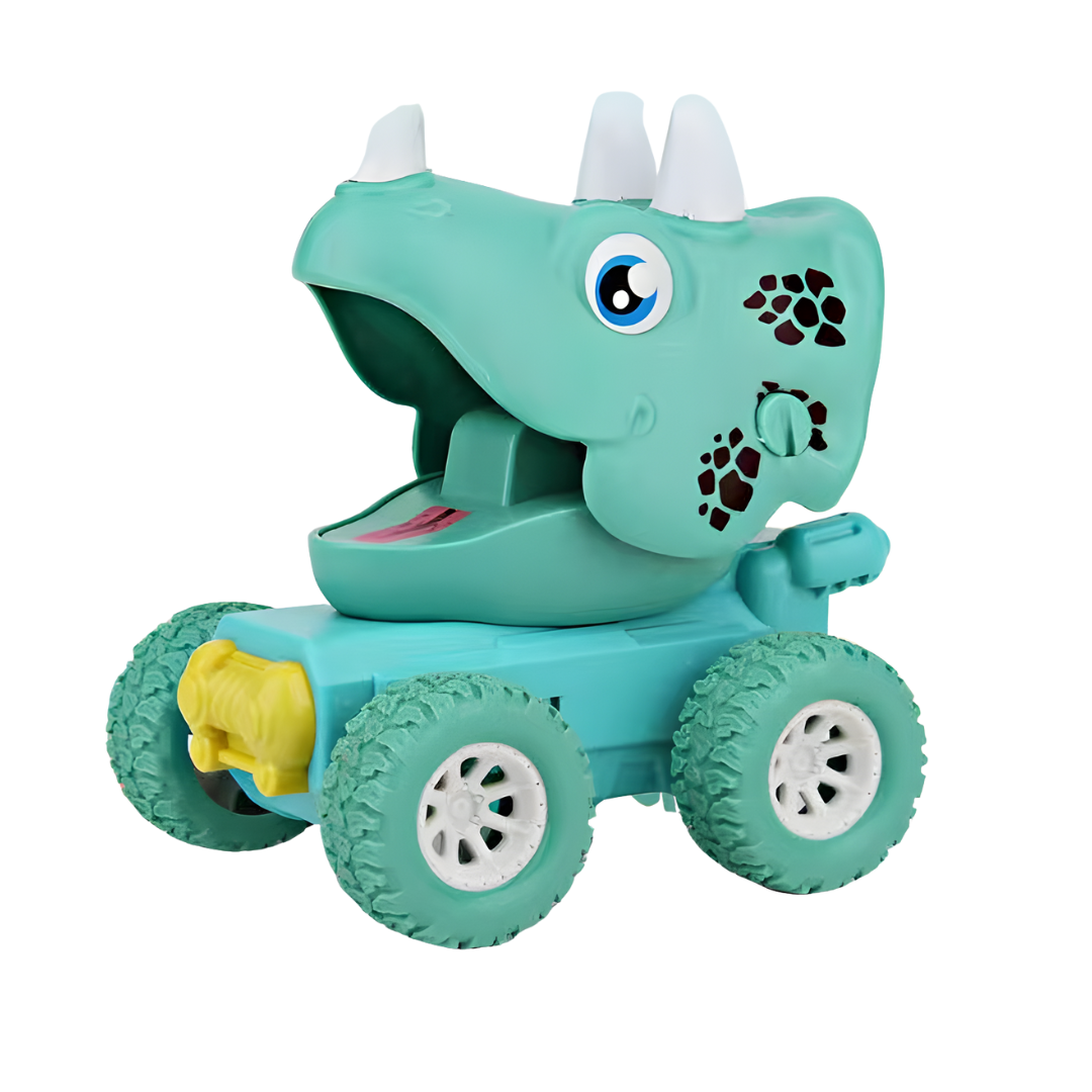 Kletshuts™ DinosaurToy: Morsomt og enkelt trekk-tilbake-design dinosaurbil-leketøy