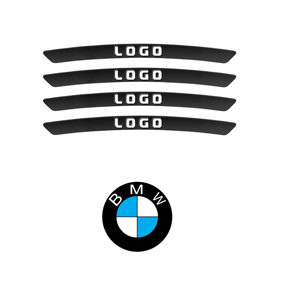 WheelDecals 1+1 GRATIS - Nem At Påføre Hjul Decals Bil Logo Fælg Klistermærker