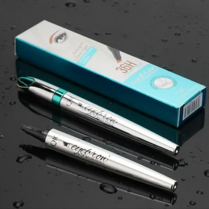 EyebrowPen 1+1 GRATIS: 3D Vannfast Mikroblading Øyenbrynspenn