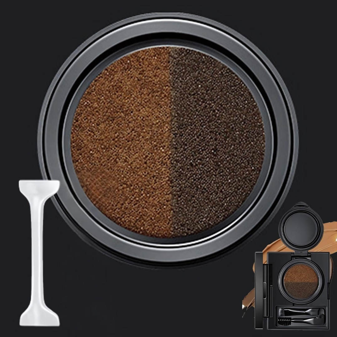 EyeStamp 1+1 GRATIS - Dobbeltfarget Eyeliner Og Øyenbrynskrem Stempelsett