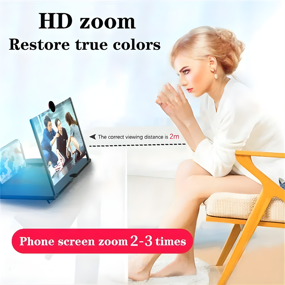 BigScreen 1+1 GRATIS - Bærbar Full HD Skjermforstørrer