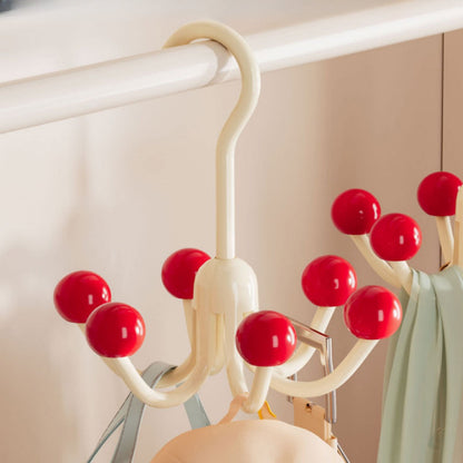 GlideHold® HangerHooks: 360° Roterbar 6-klo Kroker Skapsorganisering Henger