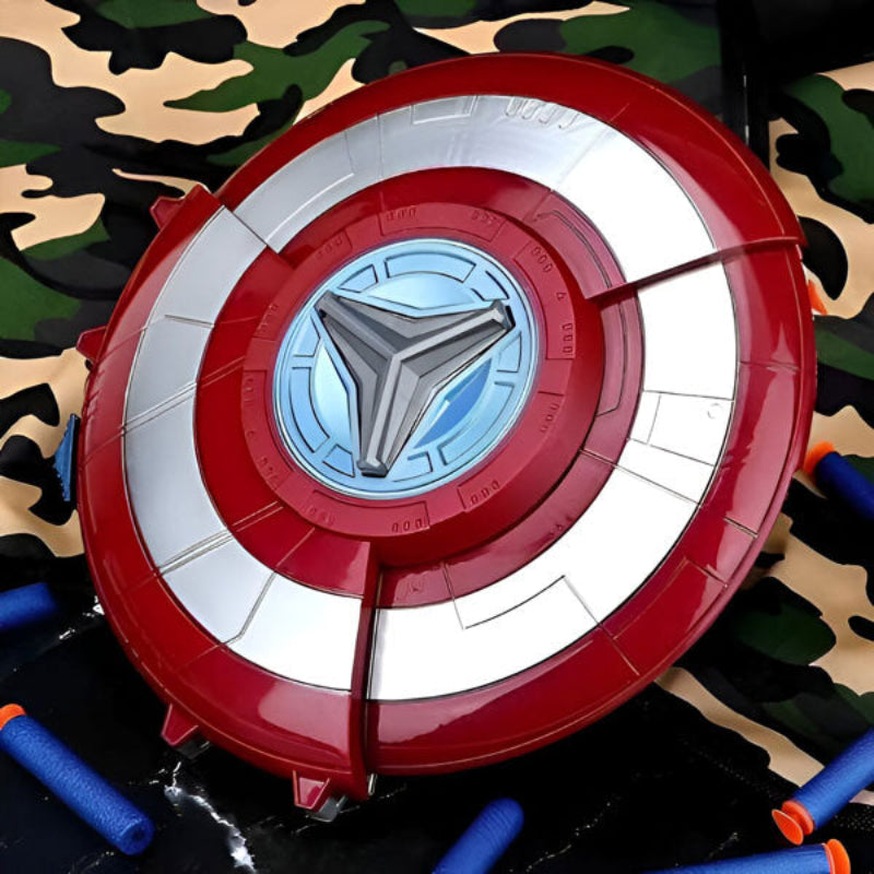Kletshuts™ ShieldBlaster: Dart Skjold Launcher Hurtig Affyrings Håndledsmonteret Blaster Legetøj