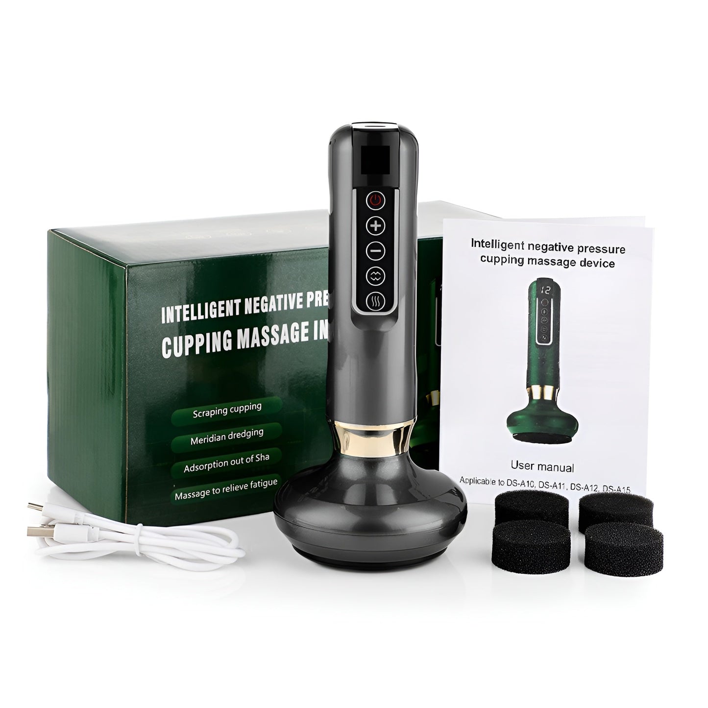 PortableMassager: Professionel Intelligent Krop Konturering Restitution Dyb Lindring Bærbar Massager