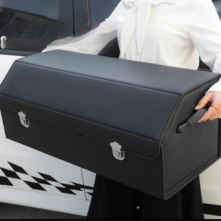 TrunkStorage - Holdbar Multifunktionel Rejse-Klar Bærbar Bil Bagagerum Opbevaring Organisator