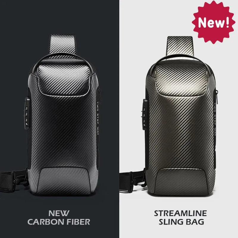 Icone™ Bag | Nytt design Crossbody SideBag Tyverisikker med Lader