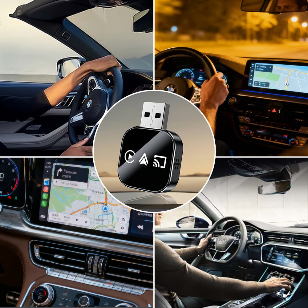 SmartPlug™ – Universell Smart Plugg Trådløs CarPlay Og Android Auto Adapter