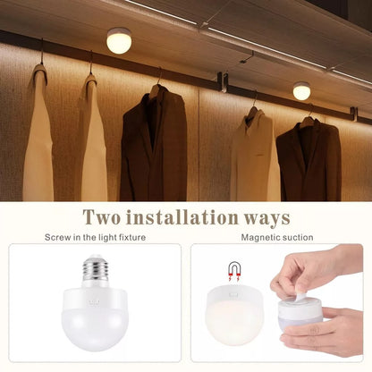 Ledsen™ WirelessBulb - Alsidig Genopladelig Praktisk Smart LED Trådløs Pære