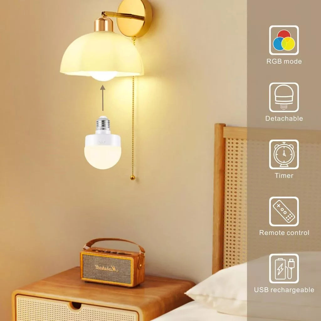 Ledsen™ WirelessBulb - Alsidig Genopladelig Praktisk Smart LED Trådløs Pære