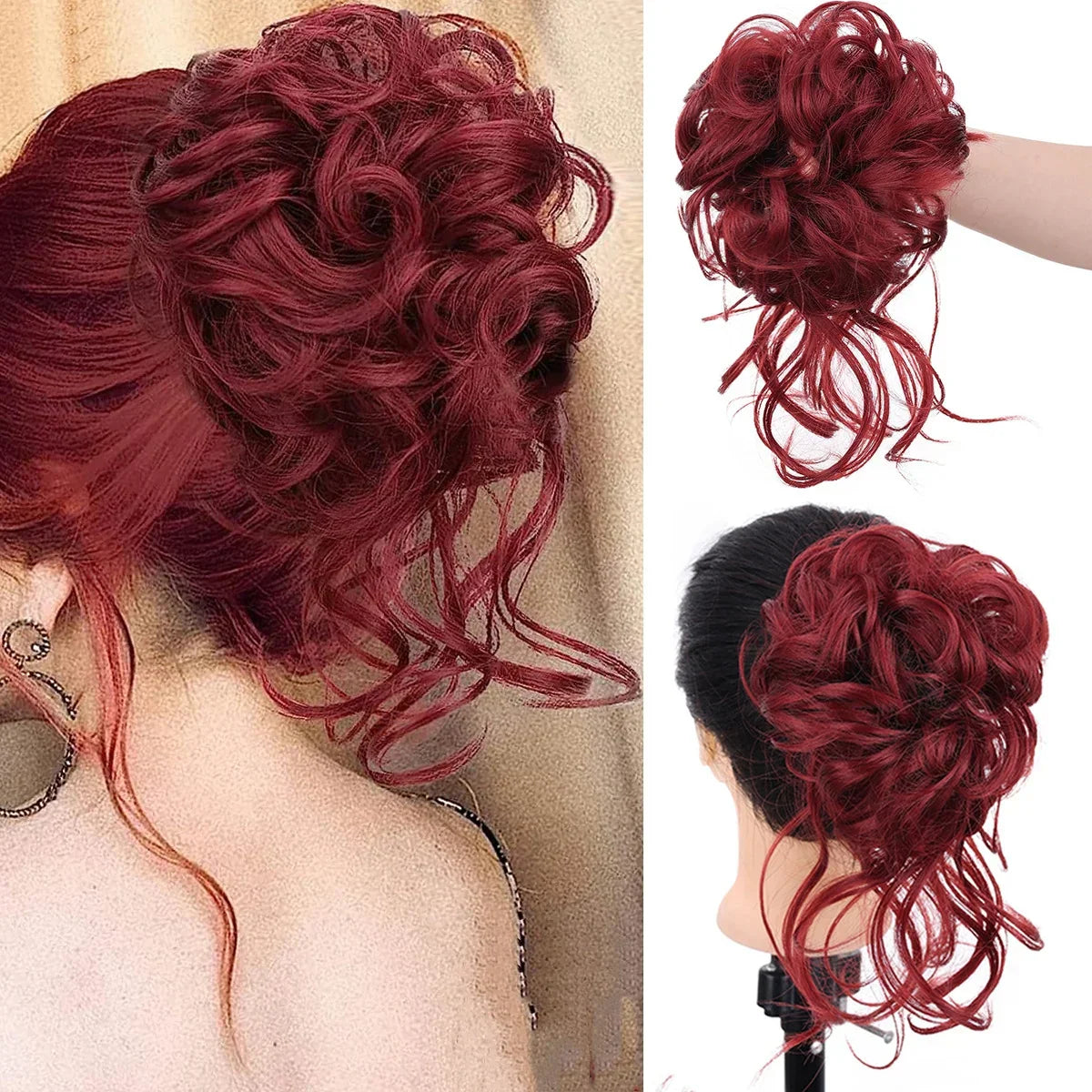 Rose® CurlyBun: Øyeblikkelig Krøllet Knute Hårklemme