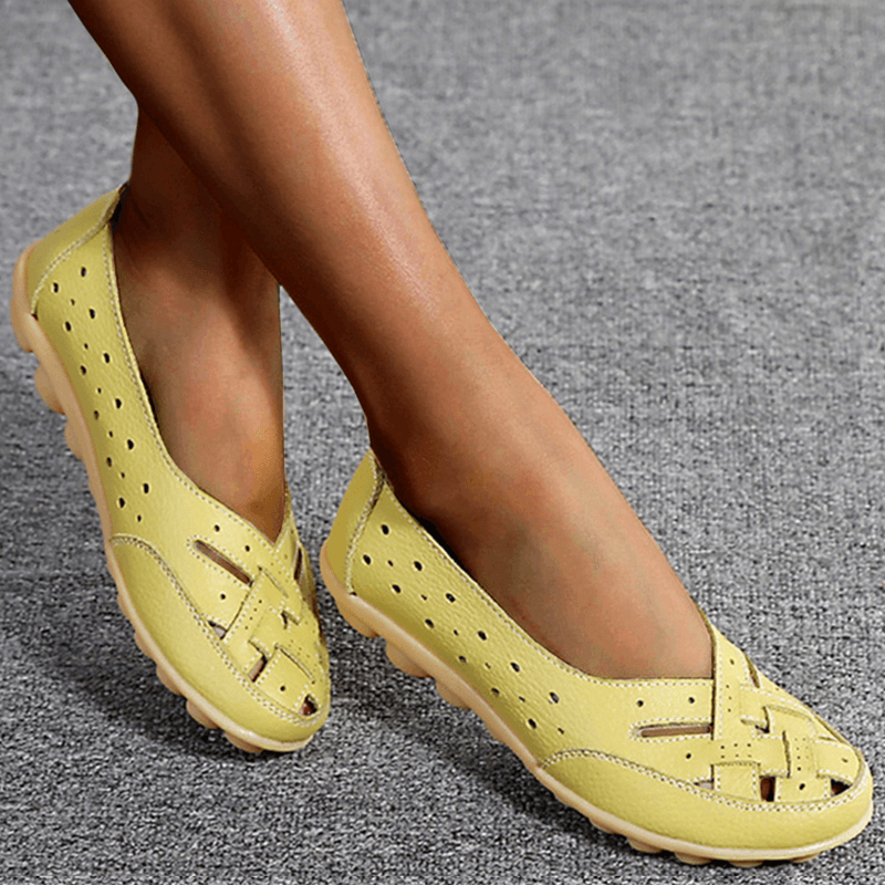 Happy™ SoftShoes: Fleksible, Myke, Polstrede Flate Sko Til Kvinner