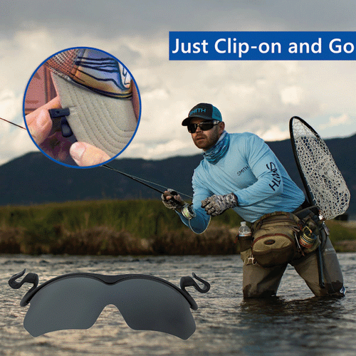 Icone™ ClipGlasses: Sport Klips-på Solbriller