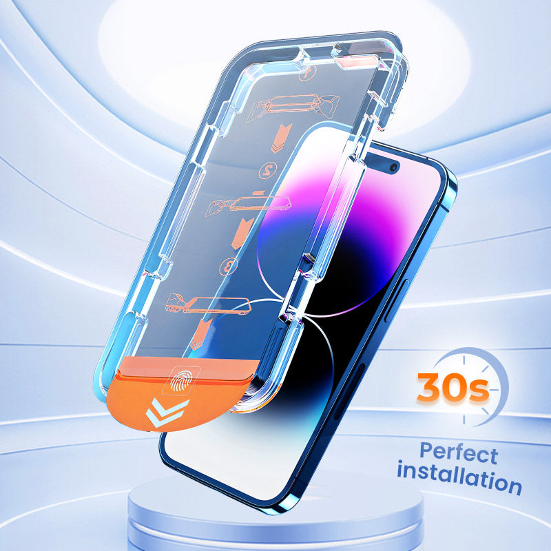 ScreenProtect 1+1 GRATIS: iPhone Herdet Glass HD Skjermbeskytter