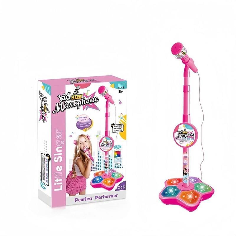 Kletshuts™ MicrophoneStand - Interaktivt Musikk Karaoke Mikrofonstativ For Barn