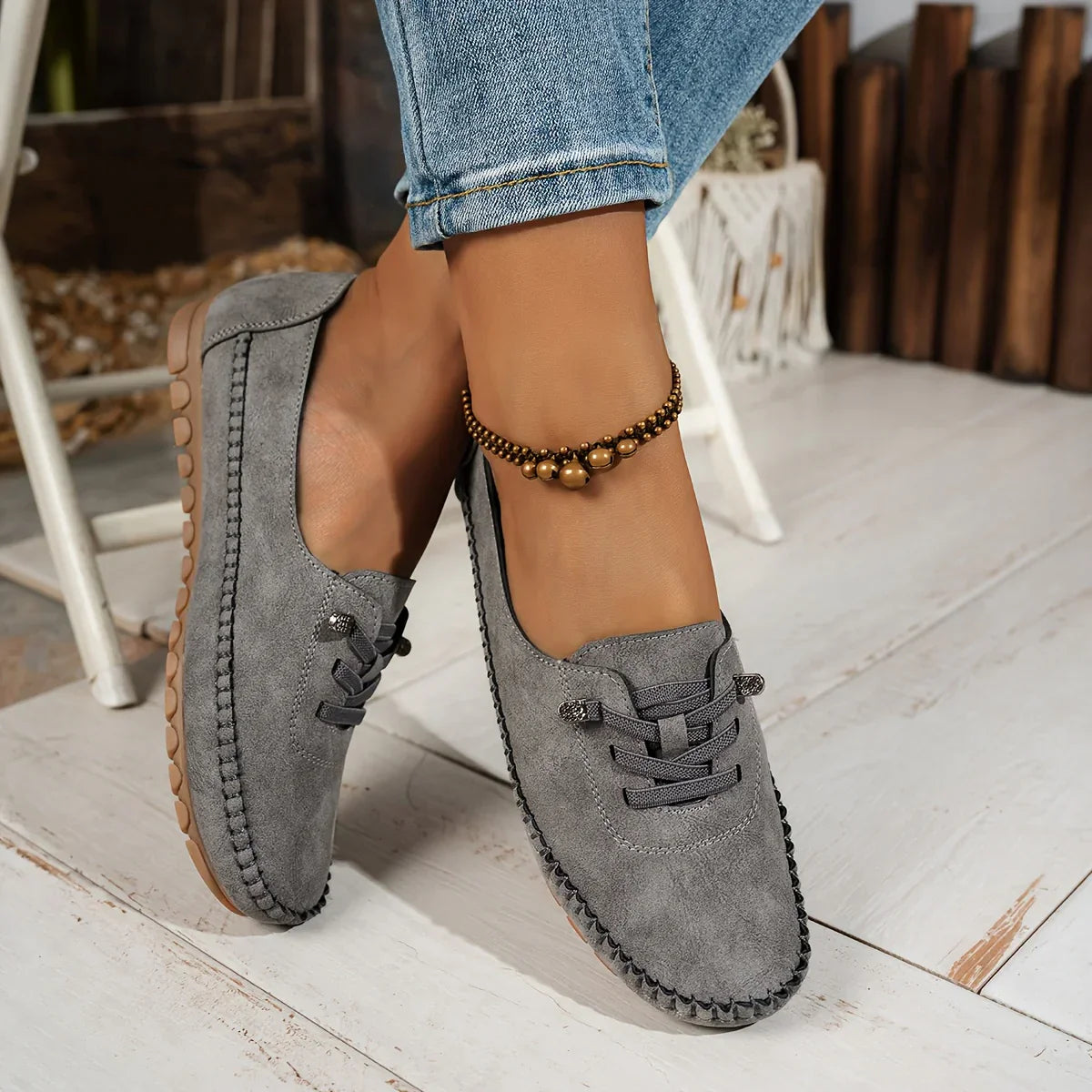Happy™ BoatShoes: Premium Komfort Slip-on Mokkasin Båt Sko