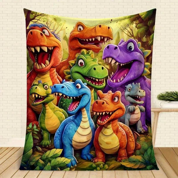 Kletshuts™ DinosaurBlanket: Mykt Og Koselig Dinosaurteppe For Barn