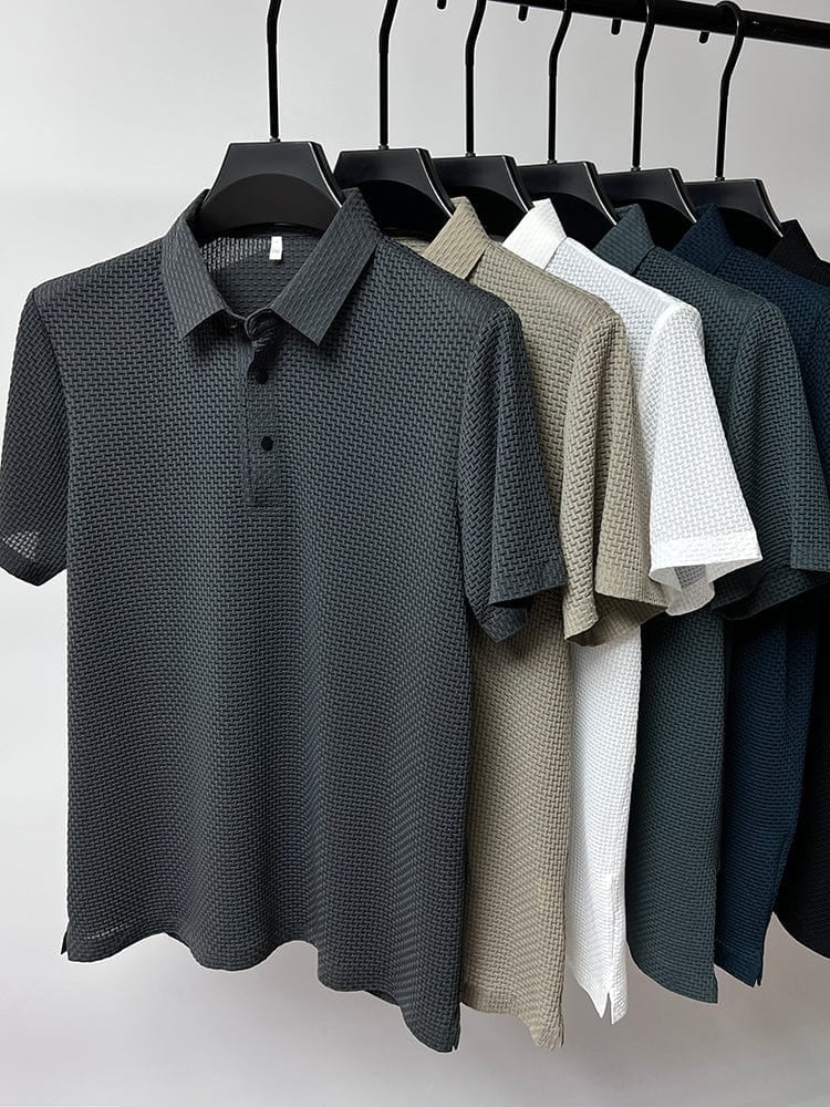 Icone™ BreathableShirt 1+1 GRATIS: Stilfull Pustende Kortarmet Skjorte for Menn