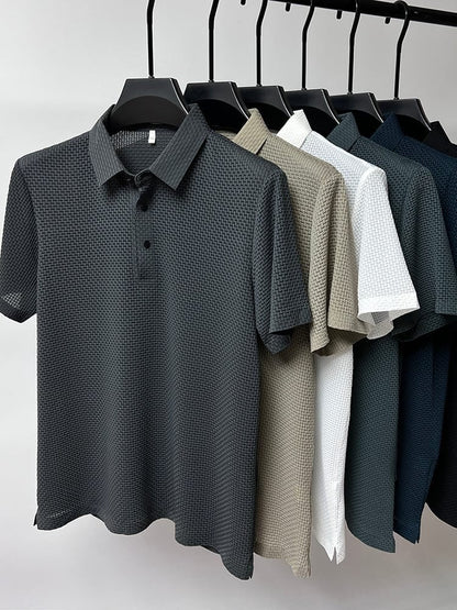 Icone™ BreathableShirt 1+1 GRATIS: Stilfull Pustende Kortarmet Skjorte for Menn